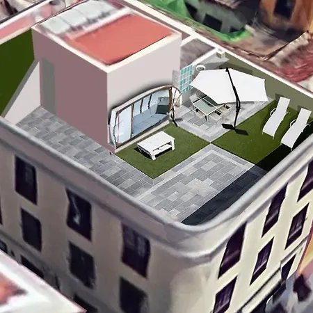 Terraza Del Atlantico, Un Oasis En La Ciudad شقة *