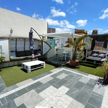 Terraza Del Atlantico, Un Oasis En La Ciudad شقة