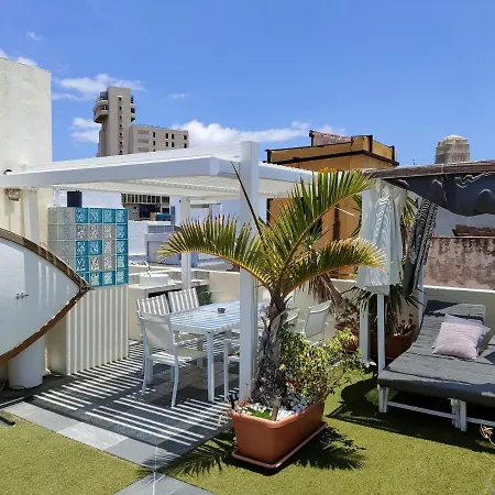 Terraza Del Atlantico, Un Oasis En La Ciudad Daire *